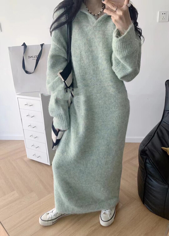 Autumn on the new![MI] Foreign Color Yarn Dress 1632 # PCZ