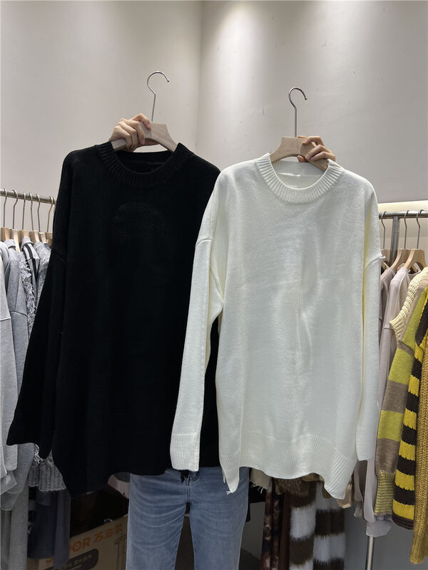 New autumn and winter![Yan Zhen] Custom round neck with open back and warm sweater 72677 # PCZ