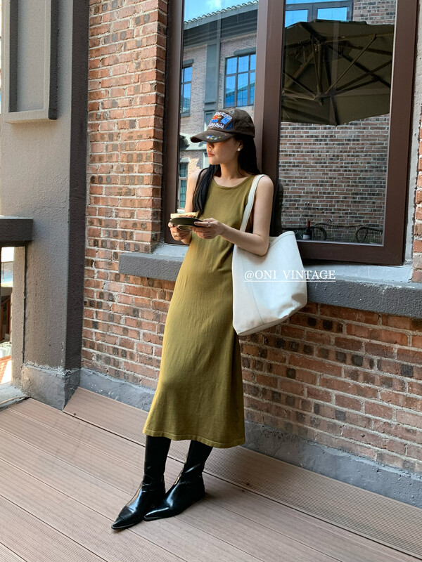 [ONIVINTAGE Ernie] Caster Sairy Dress OW226M6111