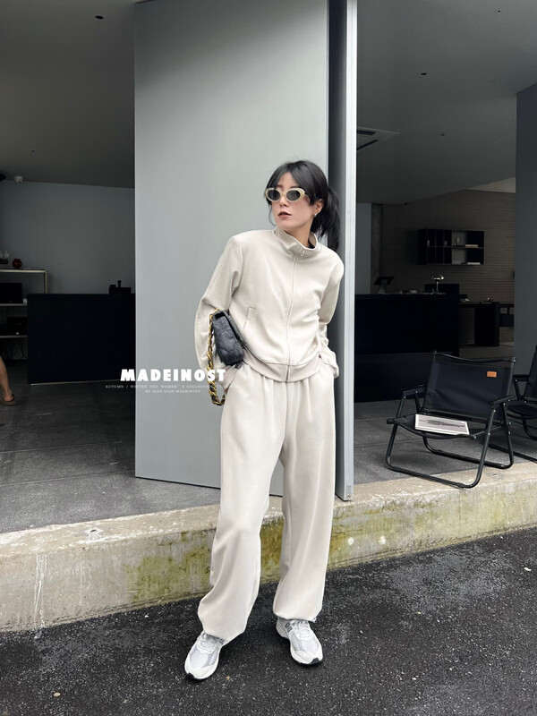 [Osha MADEINOST] casual wind zip short hoodie coat 87126