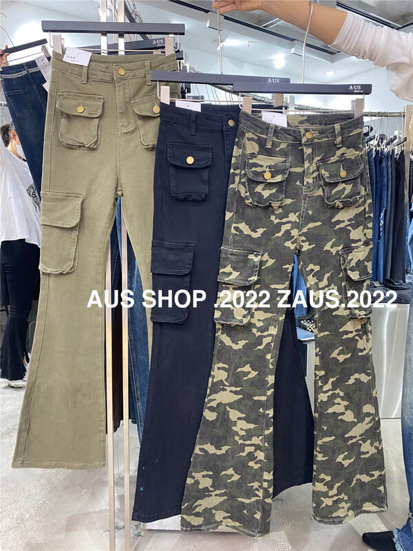 Autumn on the new![AUS] Togo Fashion Micro Horn Fashion Jeans G601A # LSW