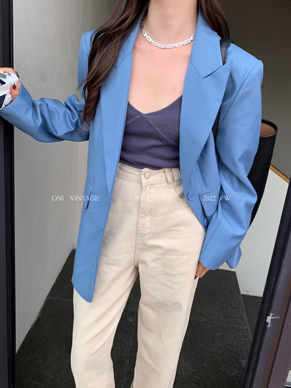 [ONIVINTAGE Ernie] Simple and thin and versatile blazer suit OL226X4224