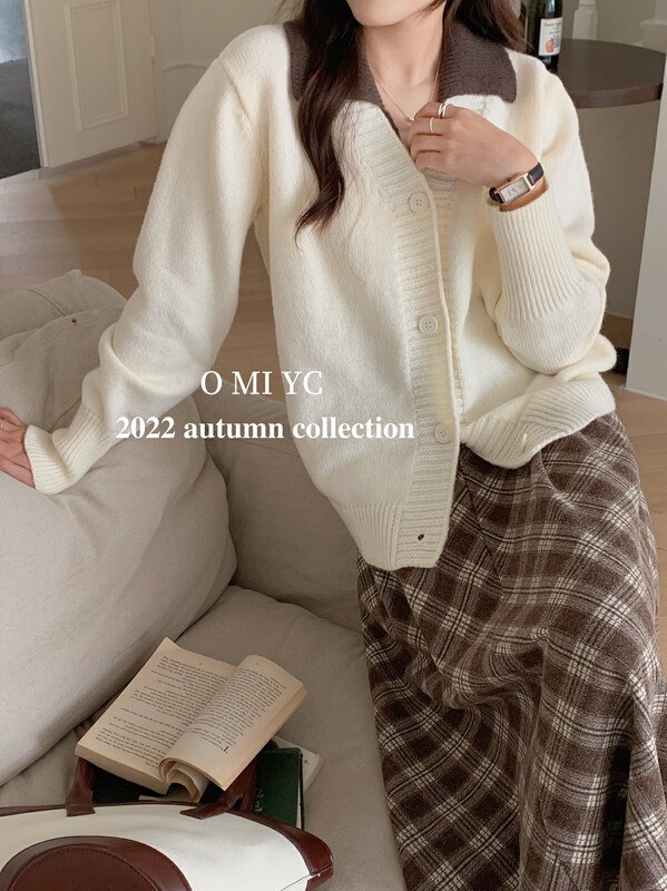 Autumn on the new![O MI] Single Breasted Warm Sweater 3305 # FHX