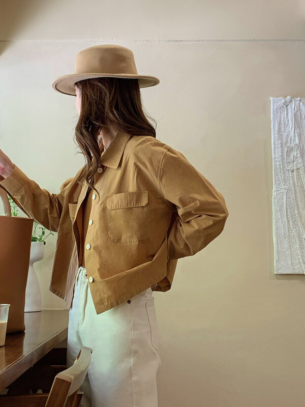 Autumn on the new![EVER TRUE] Commute Simple Clean Edition Shirt 91010 # CLS
