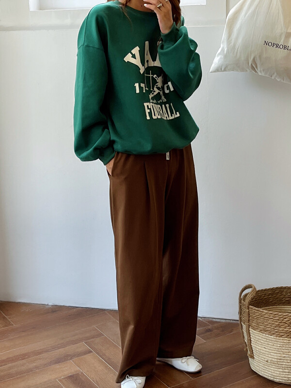 Autumn on the new![EVER TRUE] New Korean waist straight pants 63101 # CLS
