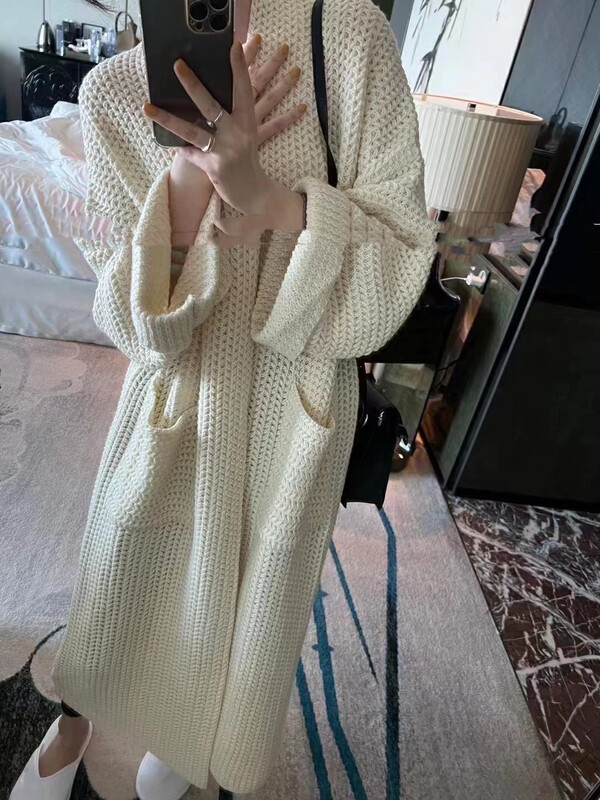 Autumn on the new![MI] Korean lazy wind loose version knit cardigan 1576 # PCZ