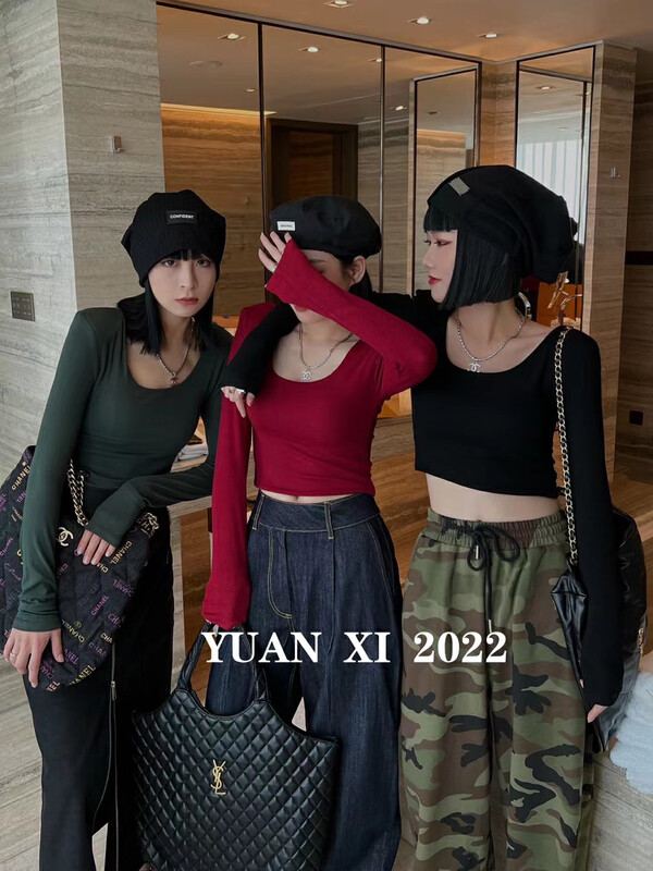 Autumn on the new![Yuan Xi] Comfortable, leisure and simple bottom shirt YS1-6012 # LSL