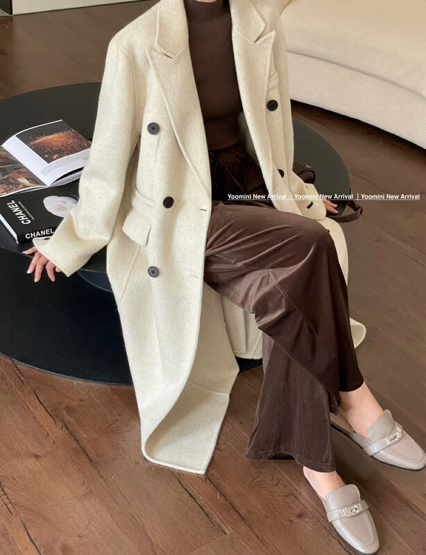 Autumn on the new![YOOMINI] Tight waist straight tube versatile slacks Q16226-K # WPL