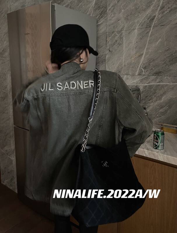 Autumn on the new![NINA LIFE] Vintage Single Breasted Fashion Cowboy Coat 6303 # ZXL