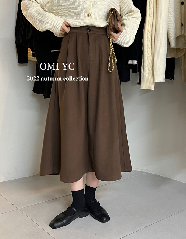[O MI] Big hem temperament shows thin skirt 55216 # FHX