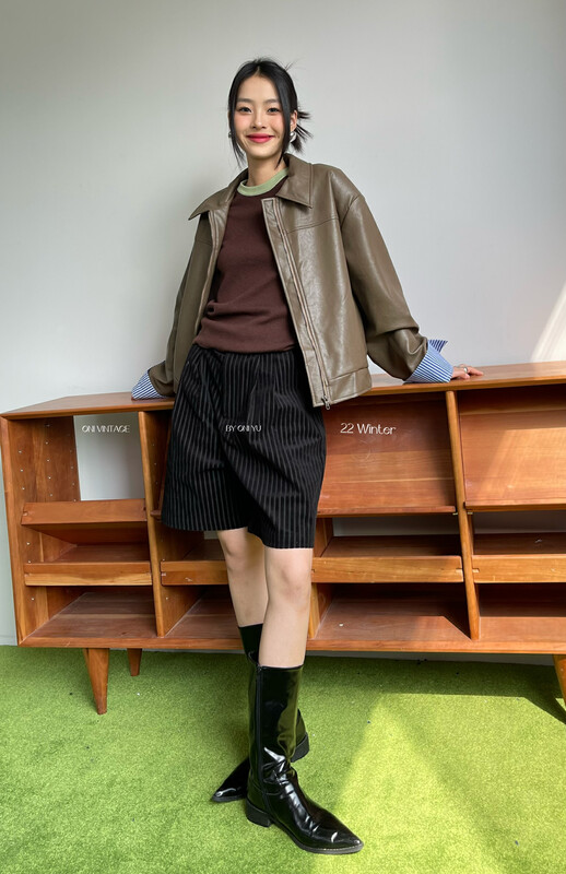 [ONIVINTAGE Ernie] High waist vintage Corduroy casual midpants casual shorts OL228P6446