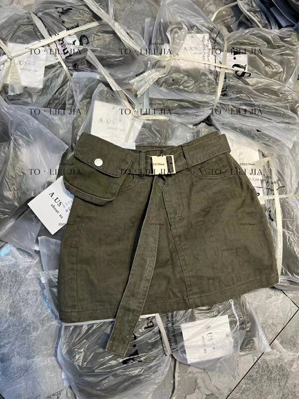 Early autumn on the new![AUS] Fashionable personality joker skirt pants (with a belt) S07 # LSW