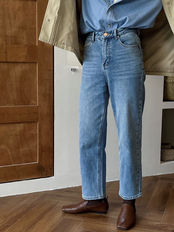 Early autumn on the new![EVER TRUE] Korean waist skinny jeans 66018 # CLS