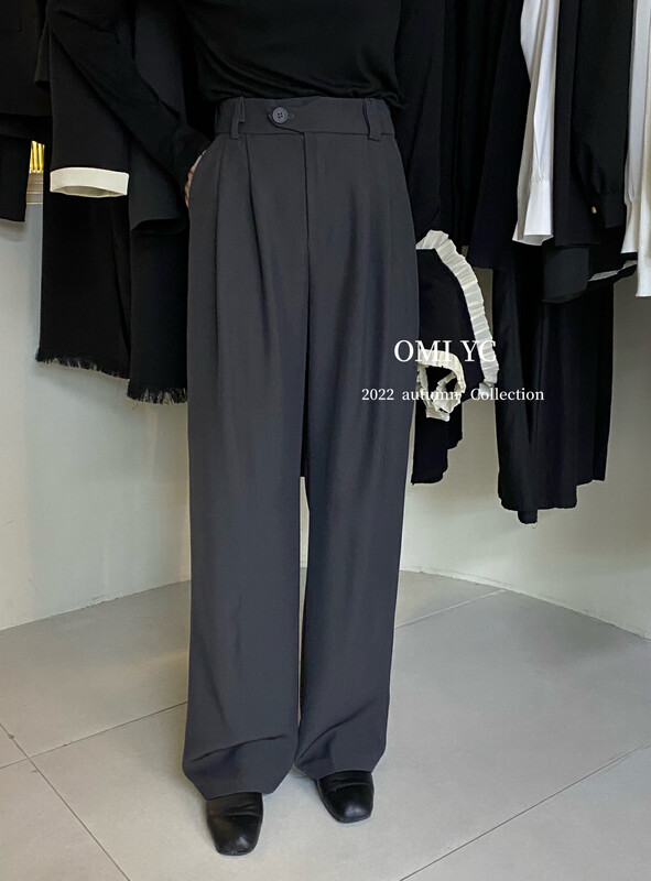 [O MI] Autumn new thick suit pants pants YS8220