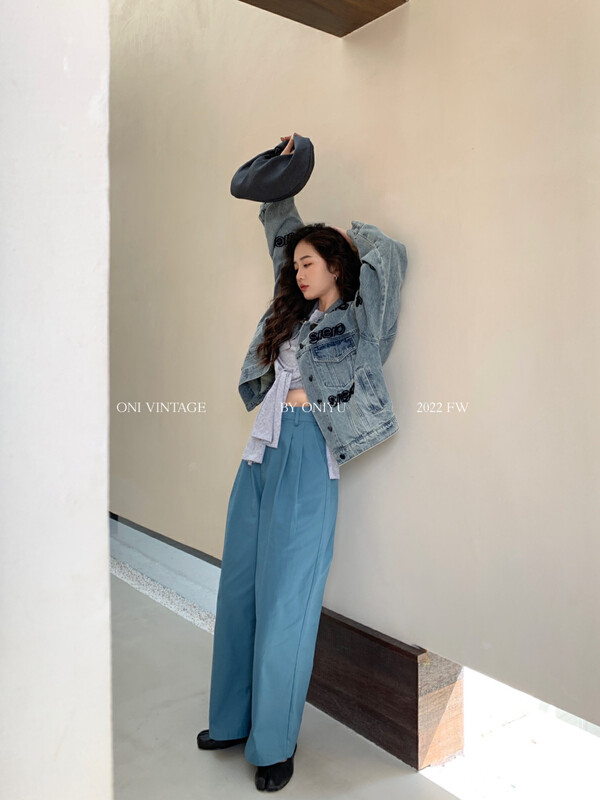 [ONIVINTAGE Ernie] Casual and versatile straight leg pants casual pants OL226P6252