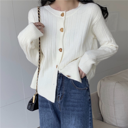 Real price lazy lazy wind cardigan coat female Korean version commuting loose knit sweater