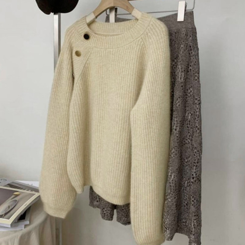 Milk wear gentle sweater female early spring and autumn 2022 new jacket advanced sense Japanese lazy autumn and winter coat