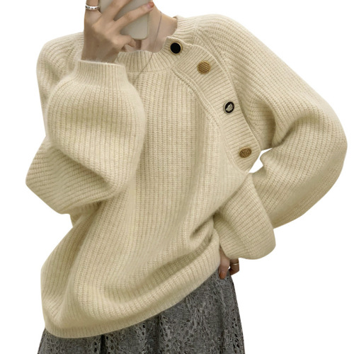 Milk wear gentle sweater female early spring and autumn  new jacket advanced sense Japanese lazy autumn and winter coat