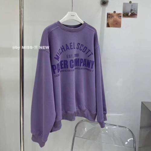 Official picture 190g large size sweater plus velvet plus fat large size sweater women's new autumn and winter Japanese and Korean loose printing