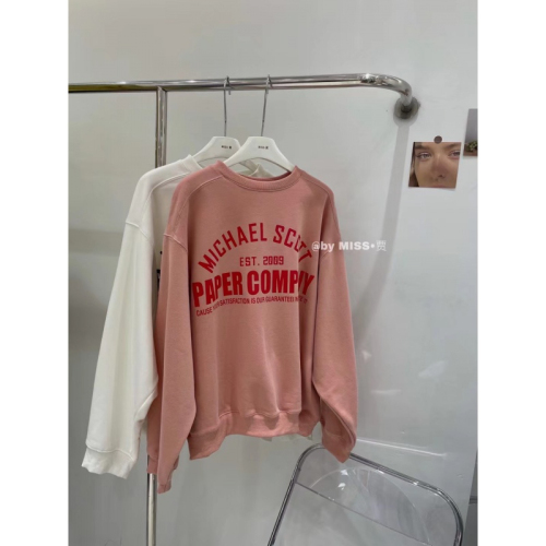 Official picture 190g large size sweater plus velvet plus fat large size sweater women's new autumn and winter Japanese and Korean loose printing