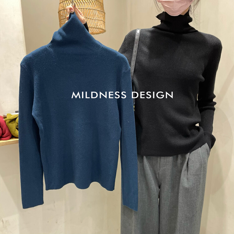 New in autumn! [MILDNESS] Basic all-match solid color knitted sweater A2826# FHX