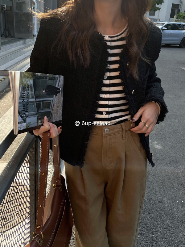 【6-UP】Xiaoxiang style tassel short coat (including 35% wool) 69226# CQW