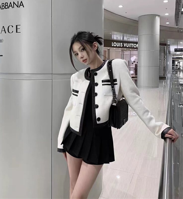 【LINNA】College style retro casual slim culottes 7095# JJ