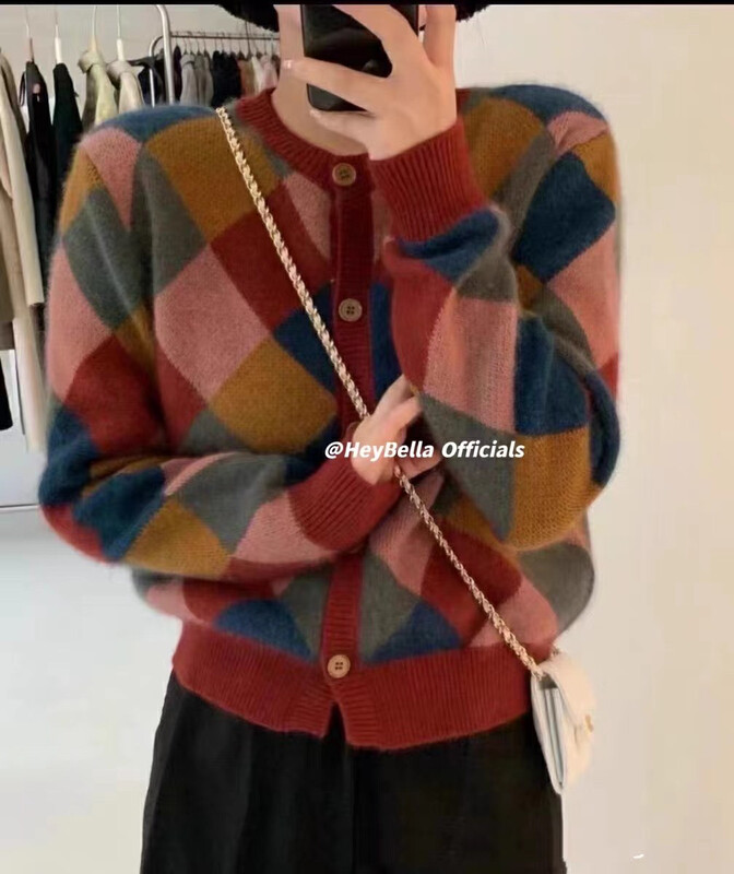 Autumn is new!【HEY BELLA】Korean version of lingering loose warm sweater B5489# L