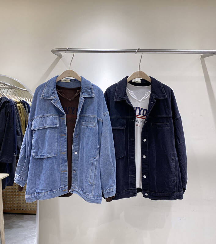 【DA.7】Korean Washed Versatile Denim Jacket 3279-# LSL