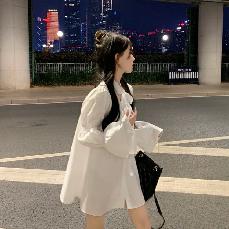 【L.L STUDIO】Solid color pleated all-match dress 78197# PCZ