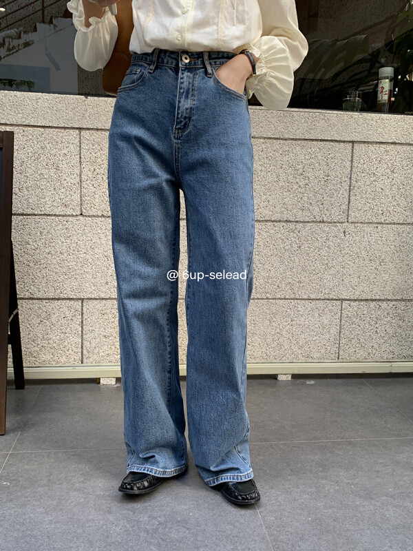 Autumn is new!【6-UP】Korean Versatile Straight Leg Jeans 69069# CQW