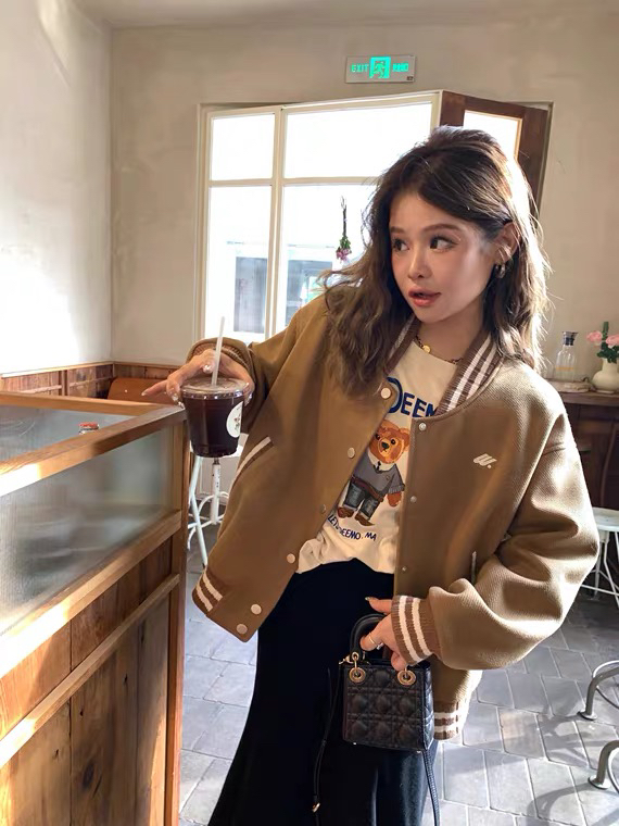 【L.L STUDIO】Baseball Uniform Wool Jacket 78235# PCZ