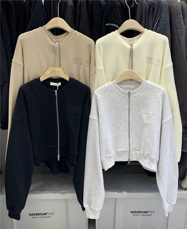 New for winter!  【SANBARA】Korean style zipper loose sweater 9823# LSW