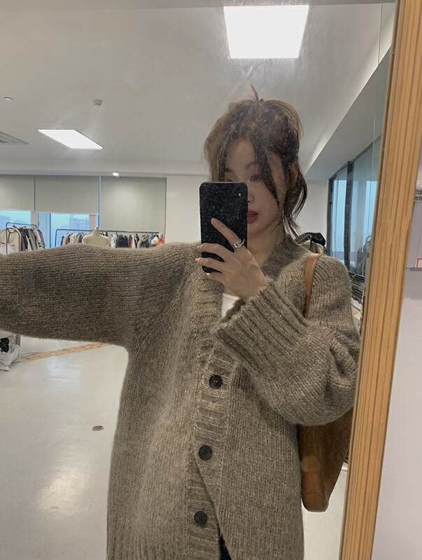 New in winter! [BY] Lazy wind loose all-match warm sweater 0759# HJY