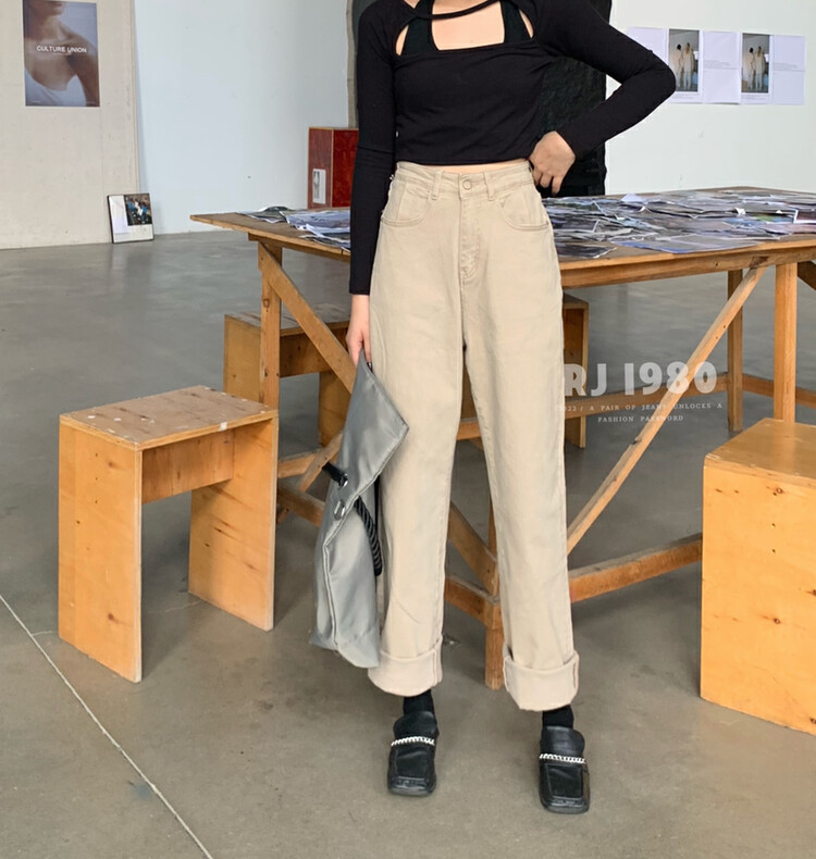 [1980] Autumn and winter new fashion all-match champion harem jeans 2W63610