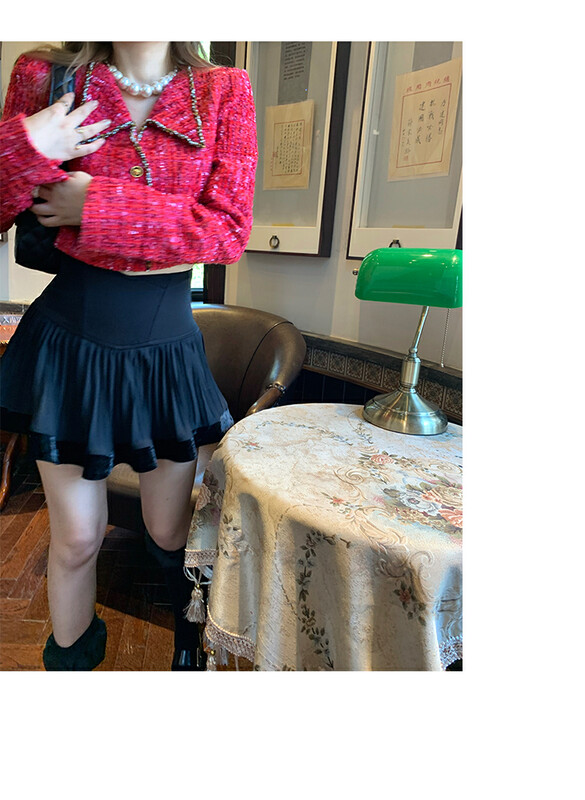 【L.L STUDIO】High waist three-dimensional slim fashion skirt 78167# PCZ