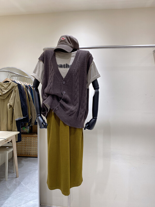 【DA.7】Japanese Twist Loose Vest (without inner) 3268# LSL