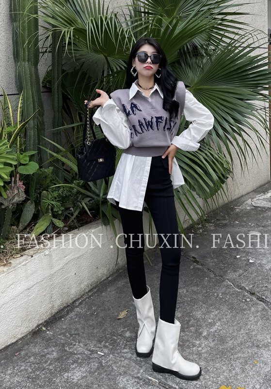 [C.X original intention] Design sense of niche fashion vest Z626# WTT