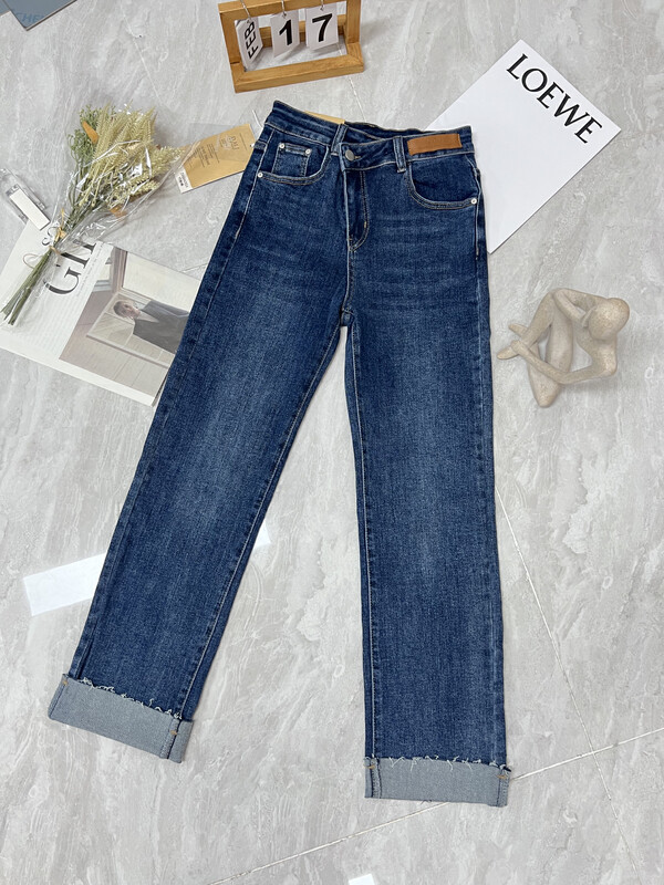Original price 77.83! New in autumn! [M8 denim] Korean style straight-leg jeans YN1191# JHY