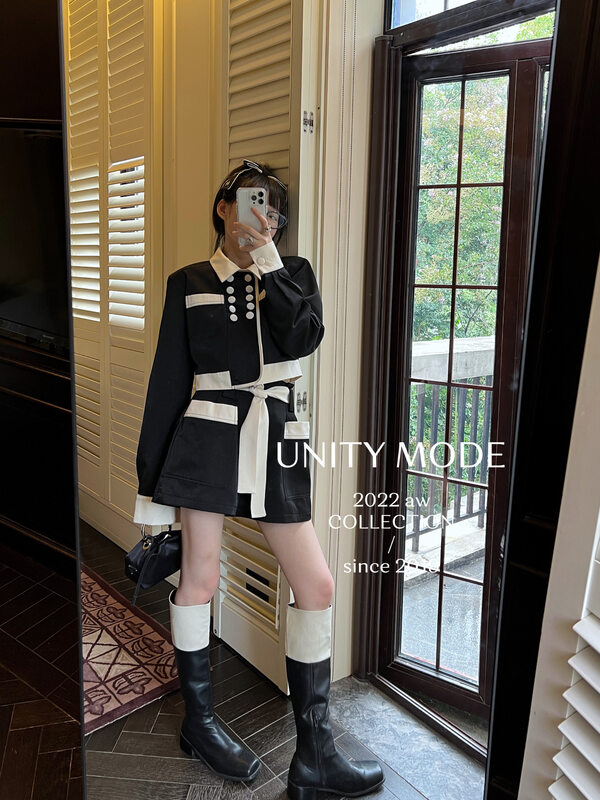 【UNITY】Small salt fashion senior two-piece suit F285006# CQW