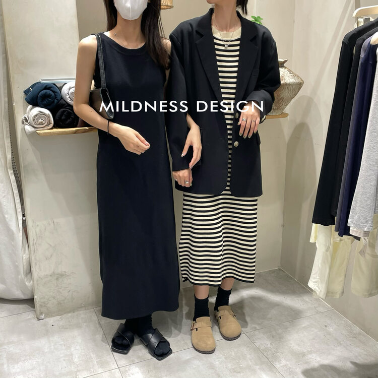 New in autumn!【MILDNESS】Nice knitted slim dress B056# FHX