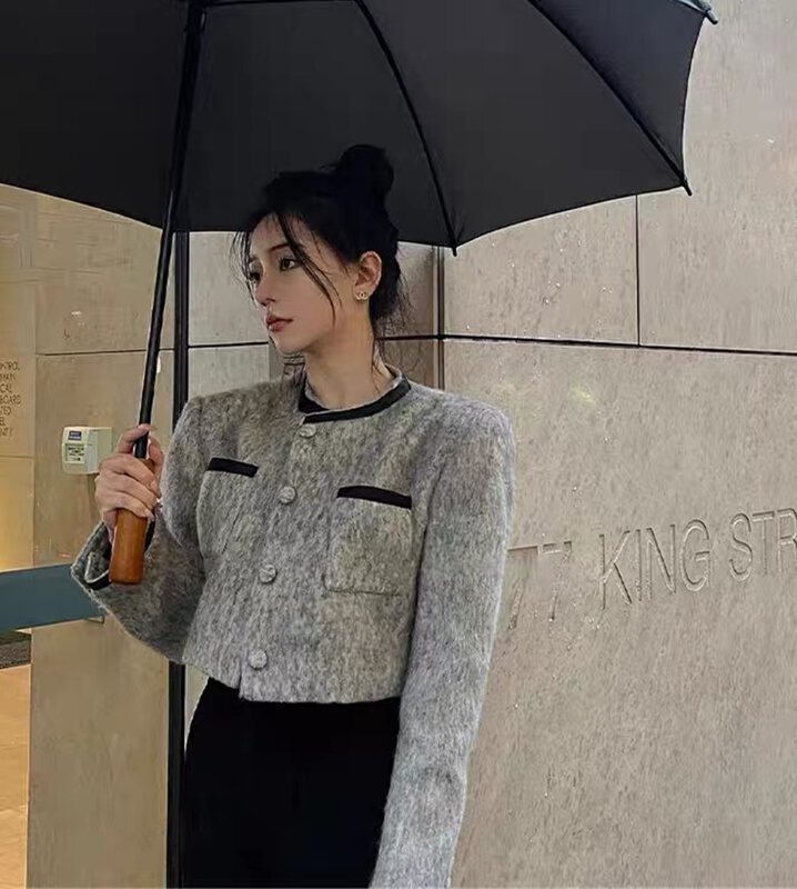 New in winter! [LINNA] A lady's temperament, small fragrance, and fashionable short coat (without brooch) YS1-124722# JJ