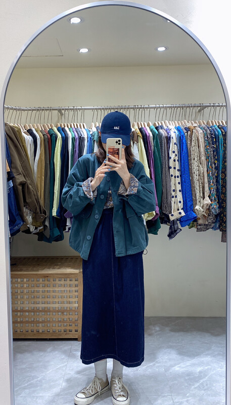 New in autumn! [DA.7] Japanese simple round neck short coat YS1-3196# LSL