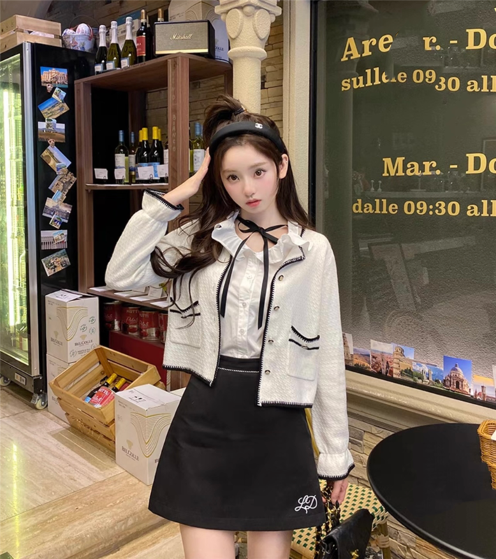 【LINNA】Slim and textured all-match hip skirt 7088# JJ
