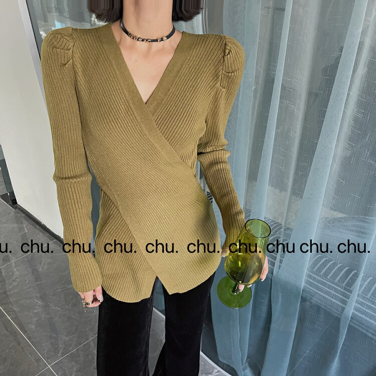 New in winter! [C.X original heart] Irregular cross design sweater Z603# WTT