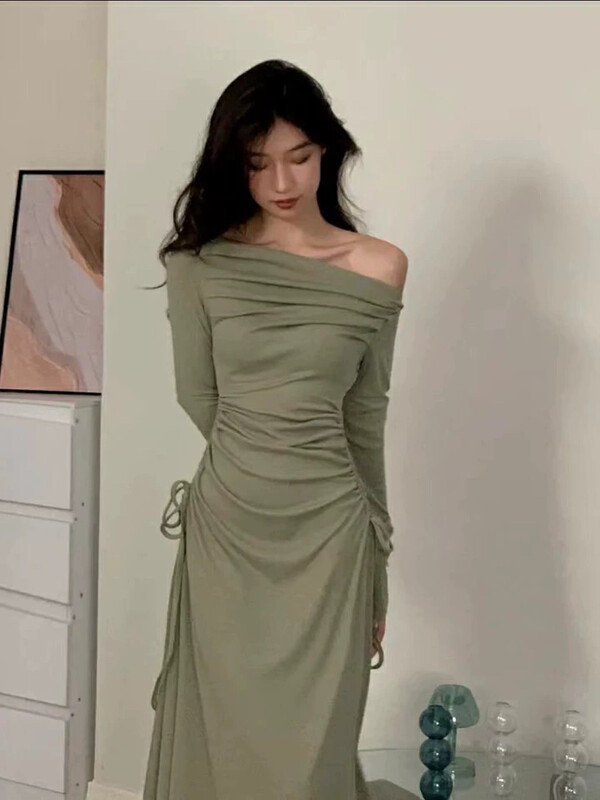 New in winter!【L.L STUDIO】Hottie belted waist dress 78192# PCZ