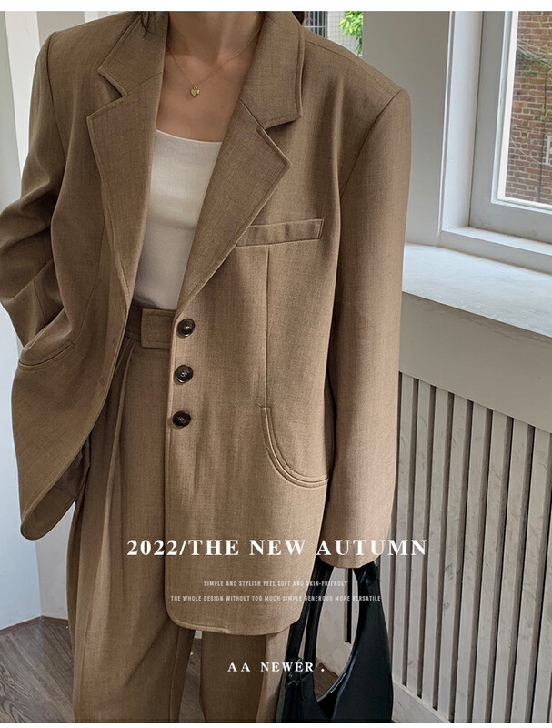 【THE MIND】Korean style fashion all-match casual suit 61131