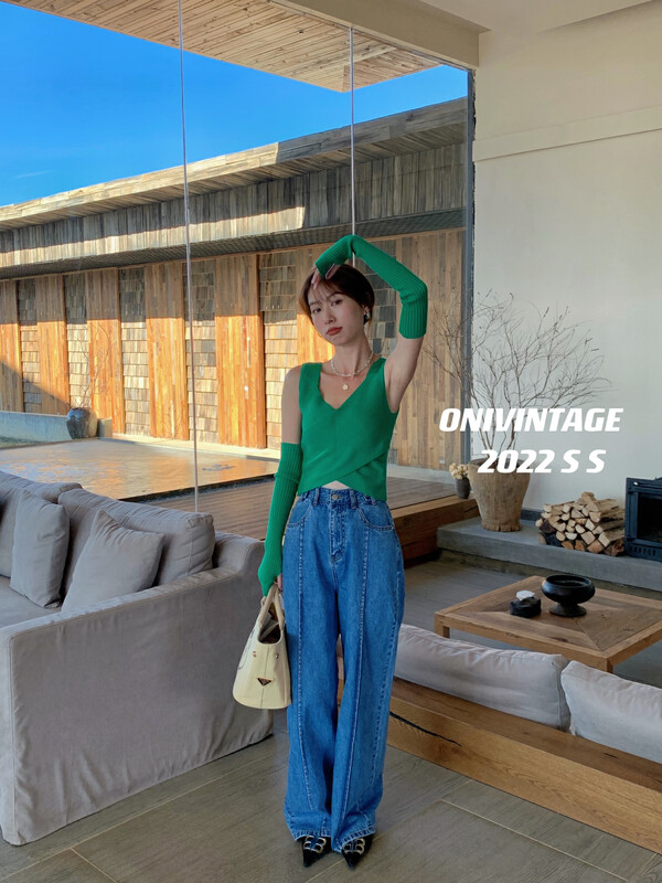 Original price 104.99! [ONIVINTAGE] Casual loose jeans OL222J4466