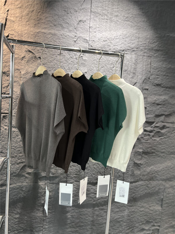 [Half-Plain] Korean Simple Age-Reducing Casual Knit Sweater L1102# ZJY