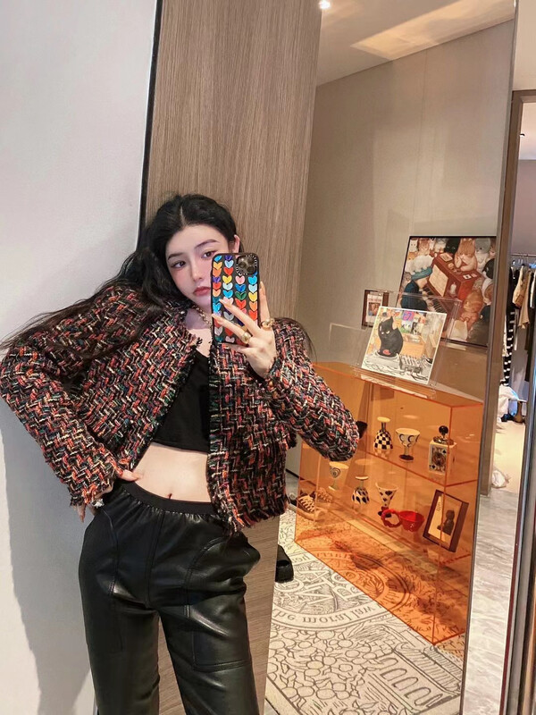 【NANCY】French Braided Small Fragrance Short Jacket M7700# WPL